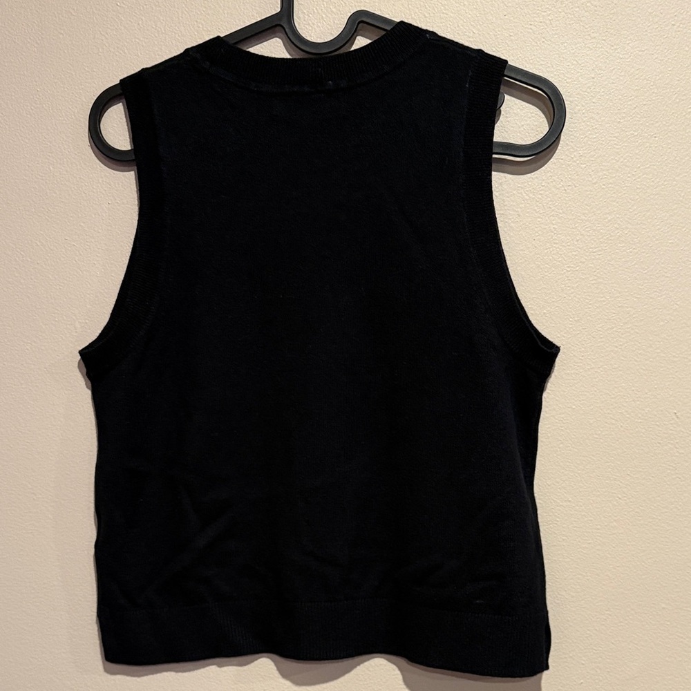 💜Banana Republic Sleeveless Black Vest/Tank Top Versatile Casual Minimalist cute - Picture 4 of 6